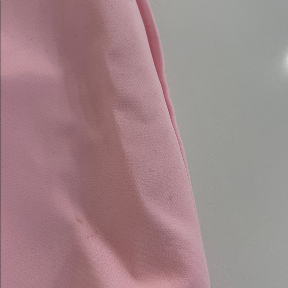 Pink Strapless Cutout Flower Front Mini Dress | L - Picture 10 of 17